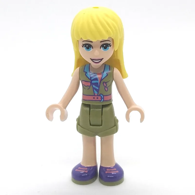 Stephanie - Olive Green Jacket, Olive Green S… — minifigurine LEGO | Brick Broker