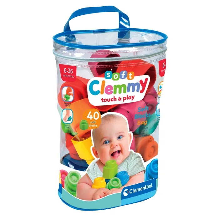 Clementoni Sac souple 40 cubes Clemmy (CLEM-17878) - prix | Brick Broker