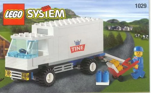 LEGO 1029 Camion de livraison de lait - Tine - prix | Brick Broker