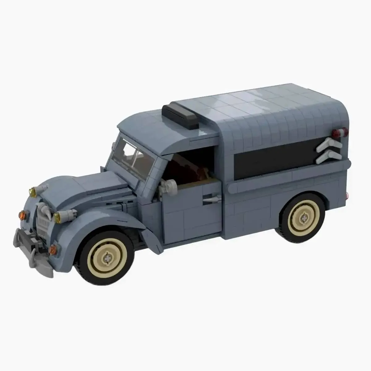 BlueBrixx Petite voiture de livraison des années 50 (BB-107834) - prix | Brick Broker