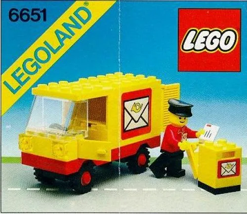 LEGO 6651 Camion de la Poste - prix et où acheter | Brick Broker
