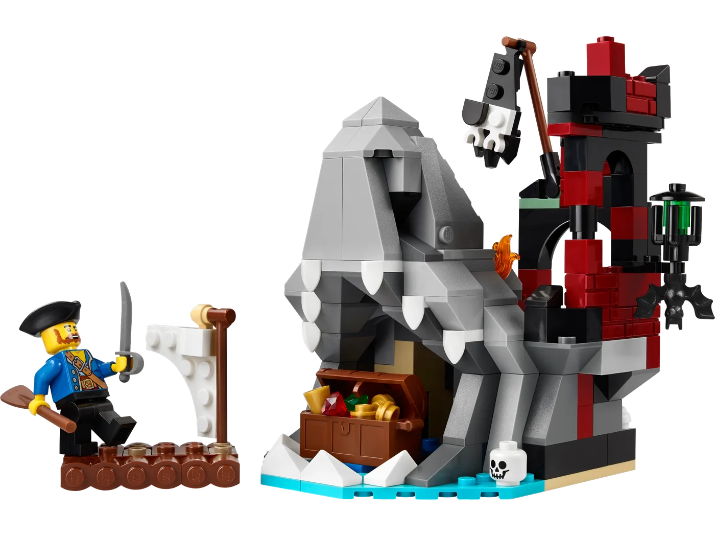 LEGO 40597 L'île des pirates effrayante - prix | Brick Broker