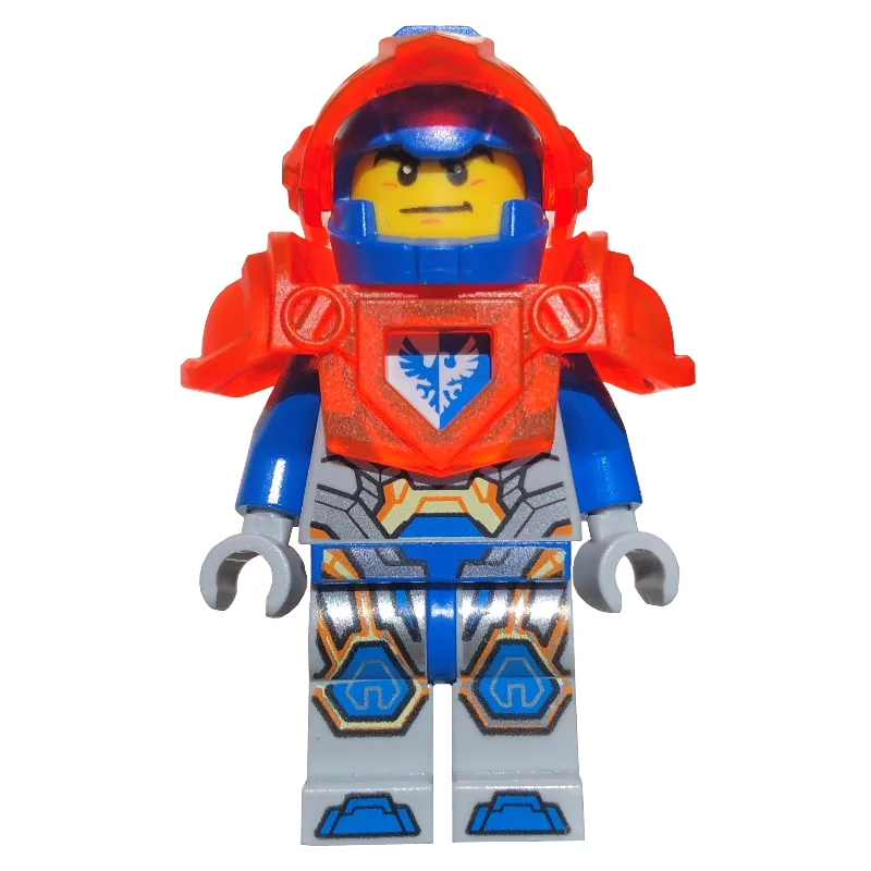 Clay Moorington with Trans-Neon Orange Armor — minifigurine LEGO | Brick Broker