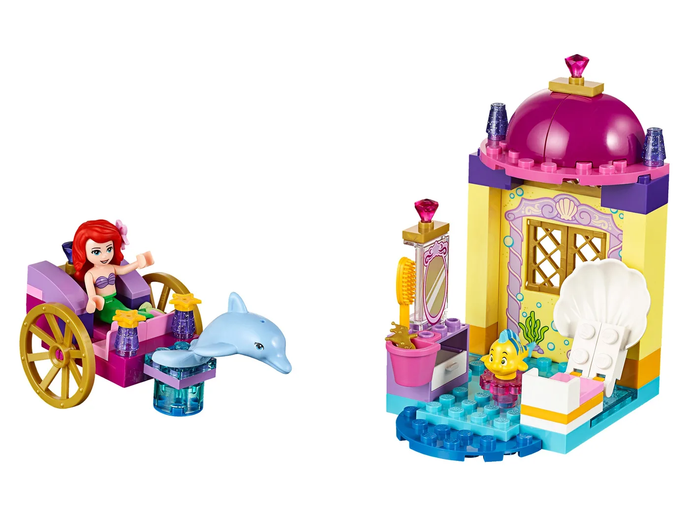 LEGO 10723 Le Carrosse Dauphin d'Ariel - prix | Brick Broker