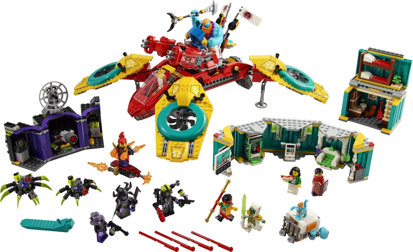 LEGO 80023 Le dronecoptère de l'équipe de Monkie Kid - prix | Brick Broker
