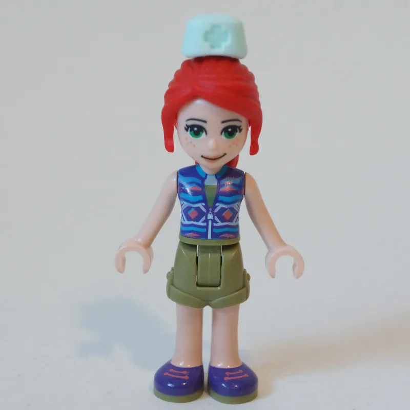 Mia - Dark Purple Top, Olive Green Skirt, Nur… — minifigurine LEGO | Brick Broker