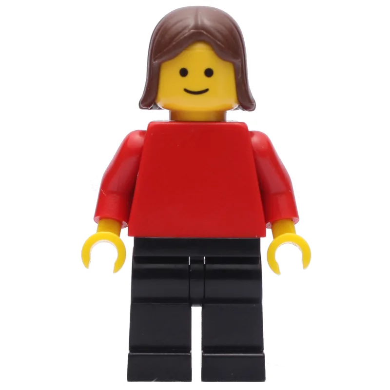 Woman - Red Torso, Black Legs — dans quels sets LEGO ? (fig-004689) | Brick Broker