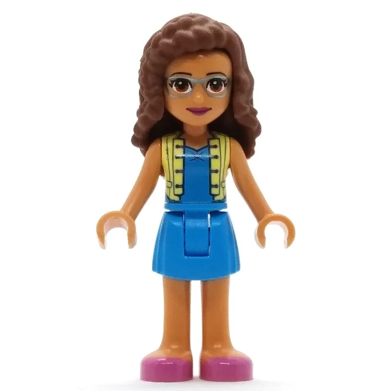Olivia - Bright Light Yellow Jacket, Dark Azu… — minifigurine LEGO | Brick Broker