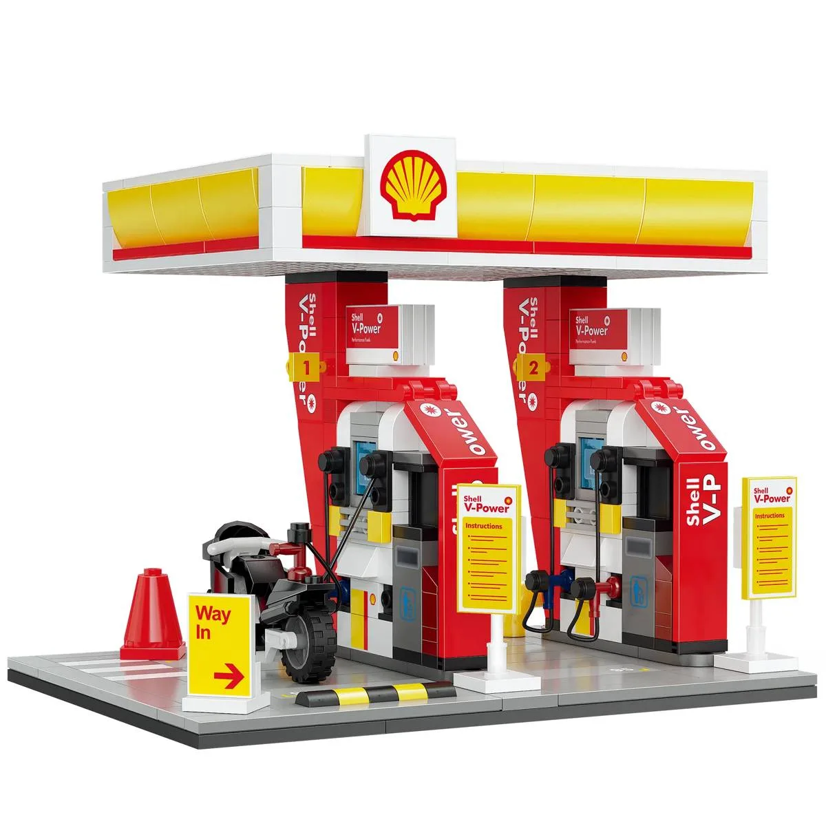 CaDA Station-service Shell™ (C66028W) - prix | Brick Broker