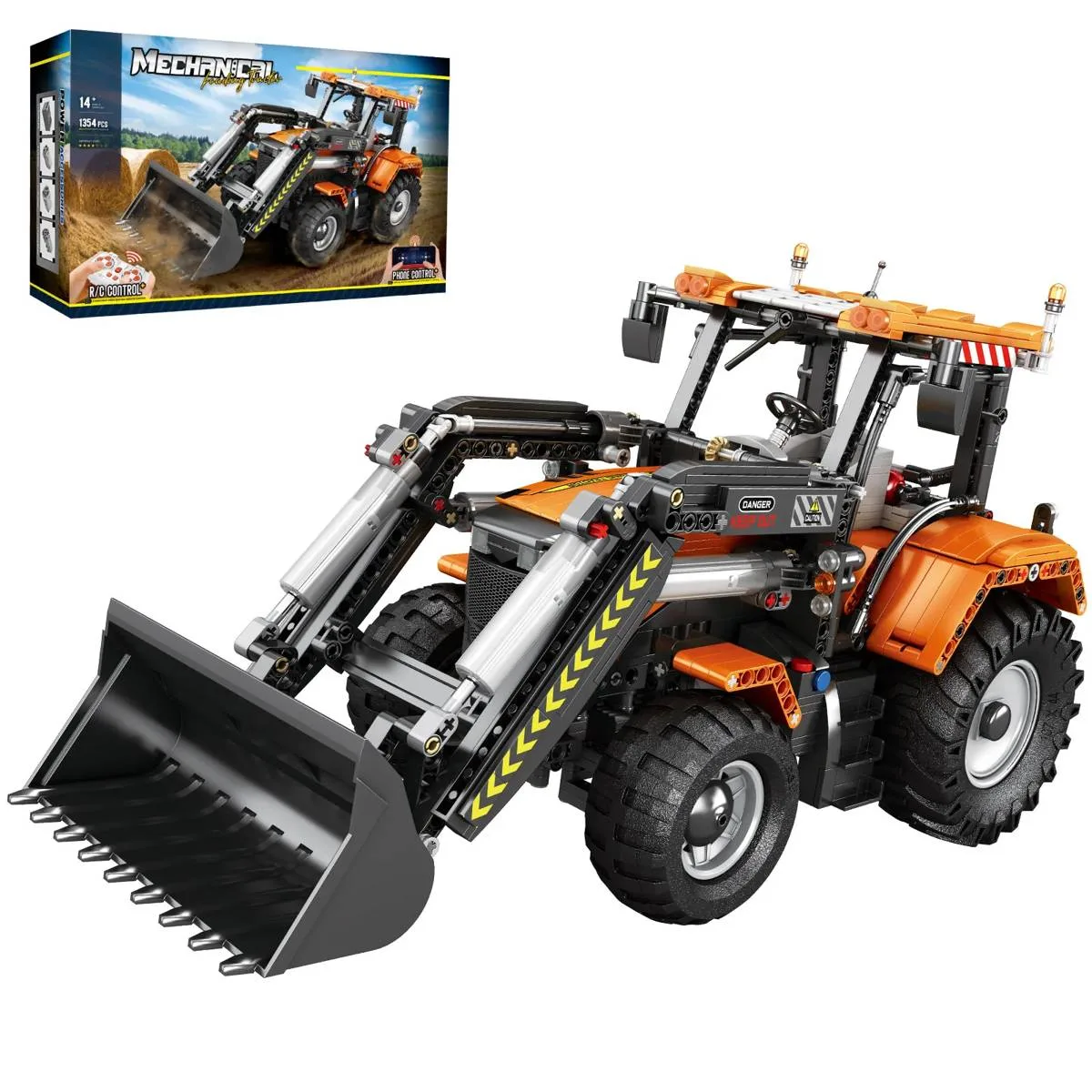 JMBricklayer Tracteur chargeur télécommandé (JMB-22024) - prix | Brick Broker