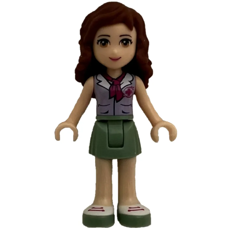 Olivia - Lavender Blouse, Sand Green Skirt — minifigurine LEGO | Brick Broker