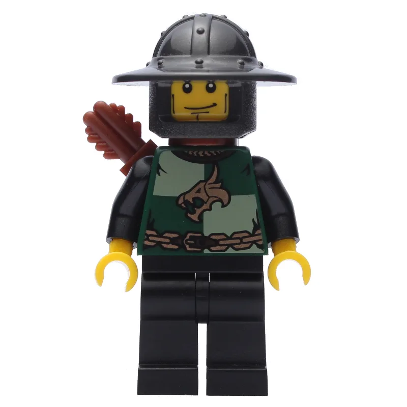 Dragon Knight, Archer, Dark Green, Wide Brim… — minifigurine LEGO | Brick Broker