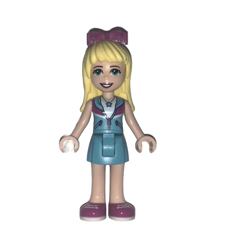 Stephanie - Medium Azure Top, Medium Azure Sk… — minifigurine LEGO | Brick Broker