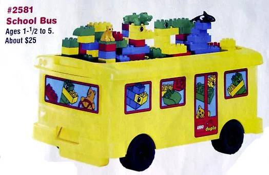 LEGO 2581 Bus scolaire - prix et où acheter | Brick Broker