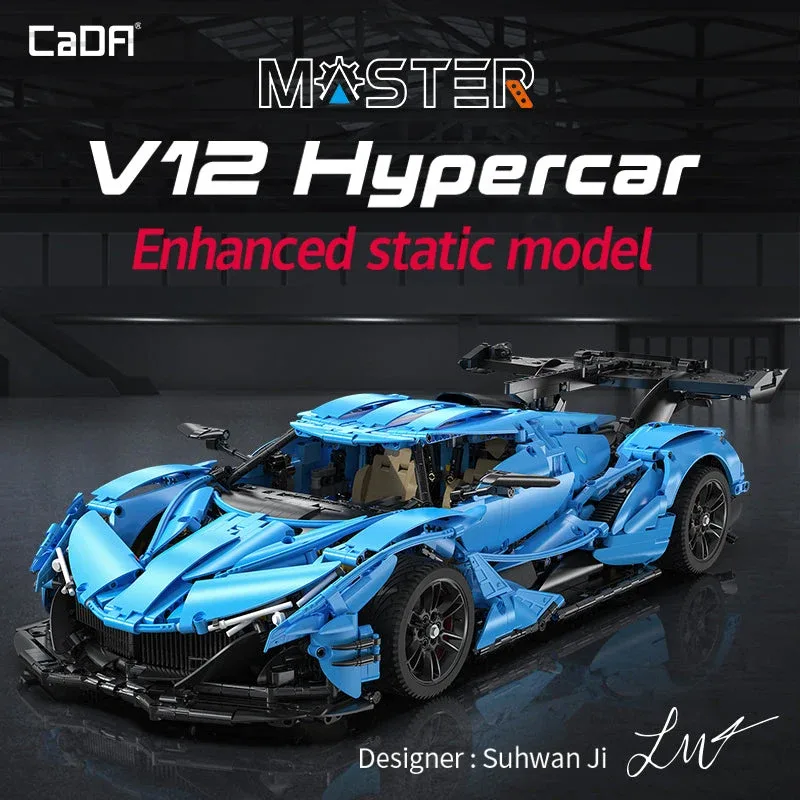 CaDA Maître 1:8 V12 Hypercar Version statique (CADA-C64003W) - prix | Brick Broker