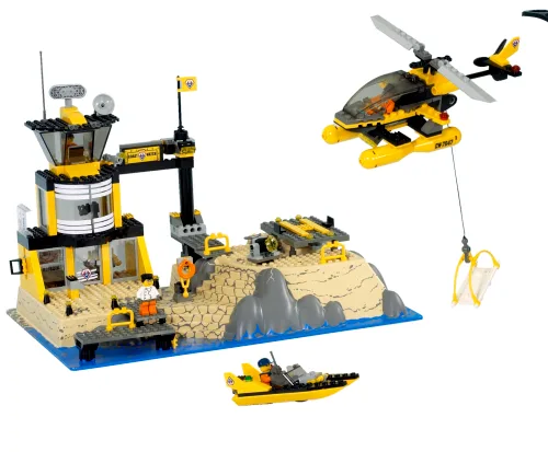 LEGO 7047 Quartier Général de Surveillance Côtière - prix | Brick Broker