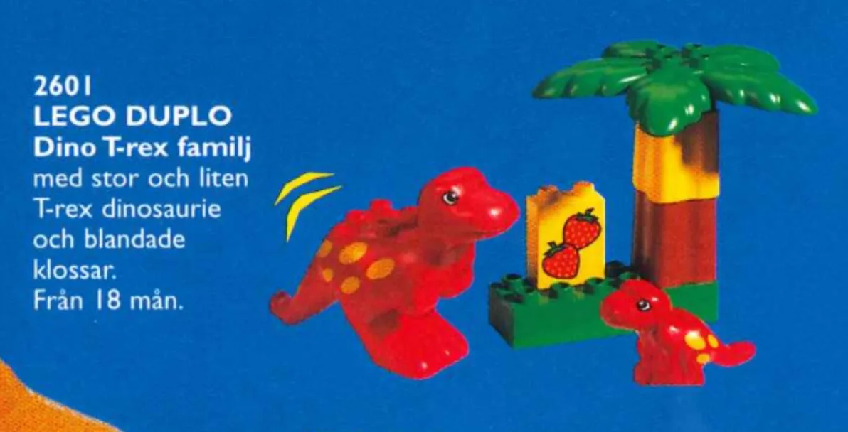 LEGO 2601 T-Rex Dinosaures (Mère & Bébé) - prix | Brick Broker