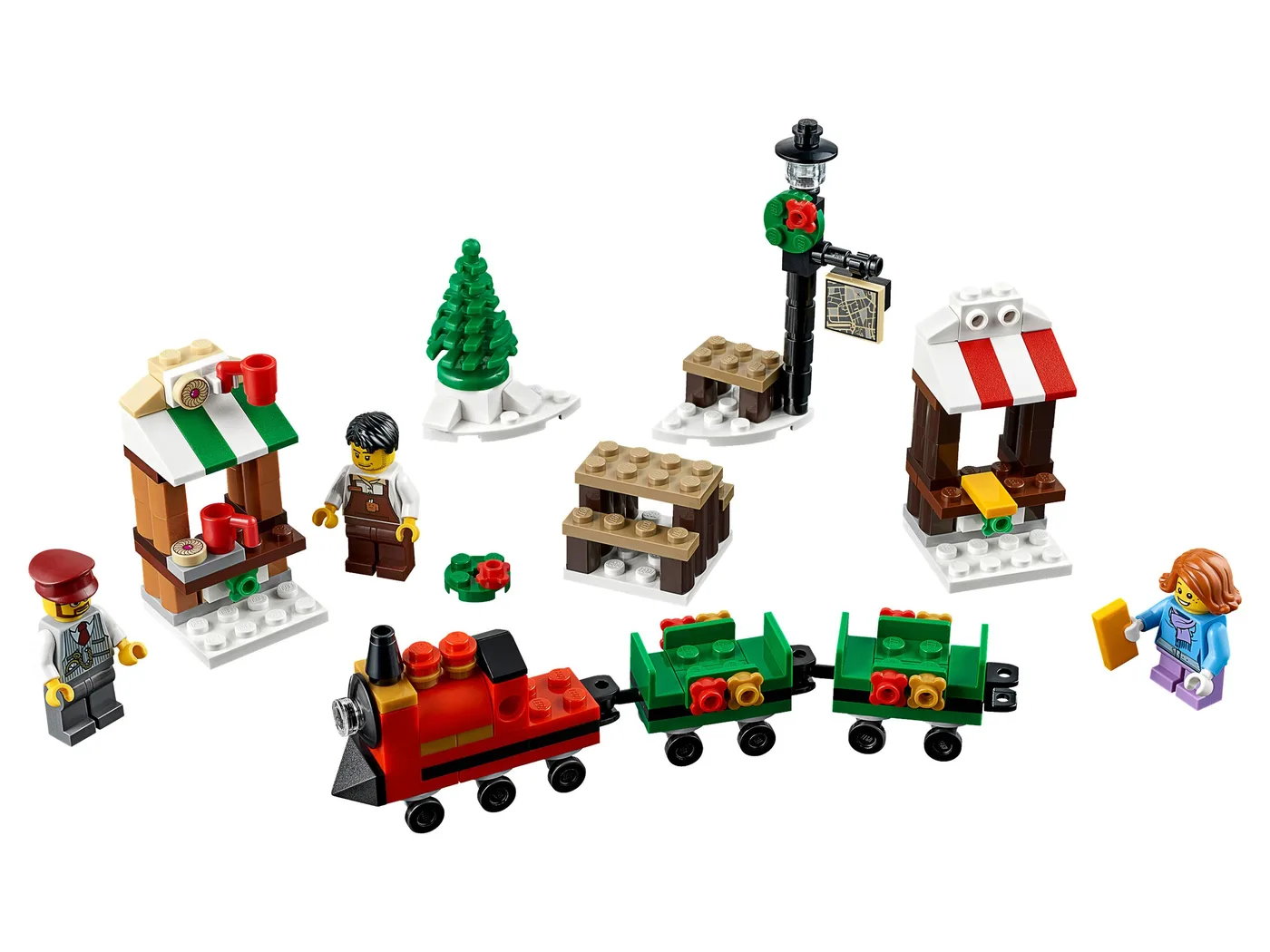 LEGO 40262 Promenades en train de Noël - prix | Brick Broker