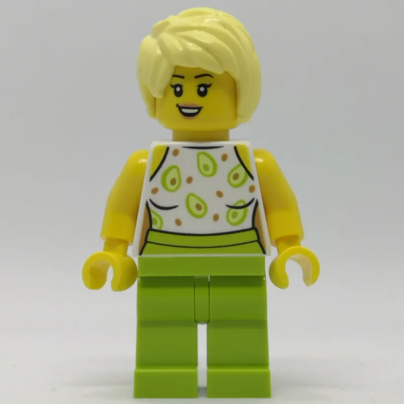 White Torso, Lime Legs, Tan Hair — dans quels sets LEGO ? (fig-013101) | Brick Broker