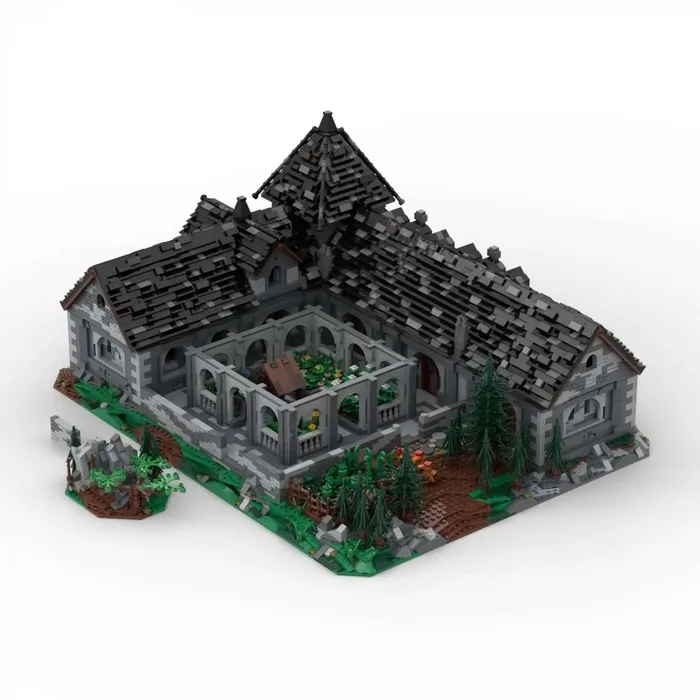 BlueBrixx Monastère de Blaubrunn - Le Cloître (BB-109065) - prix | Brick Broker