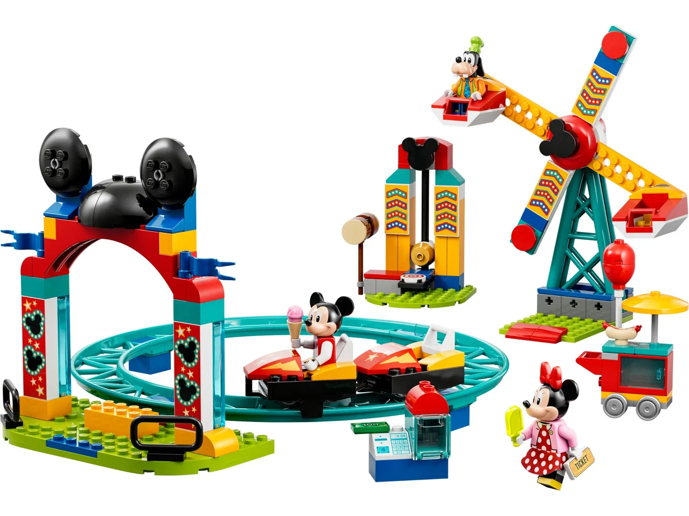 LEGO 10778 Le Manège Amusant de Mickey, Minnie et Dingo - prix | Brick Broker