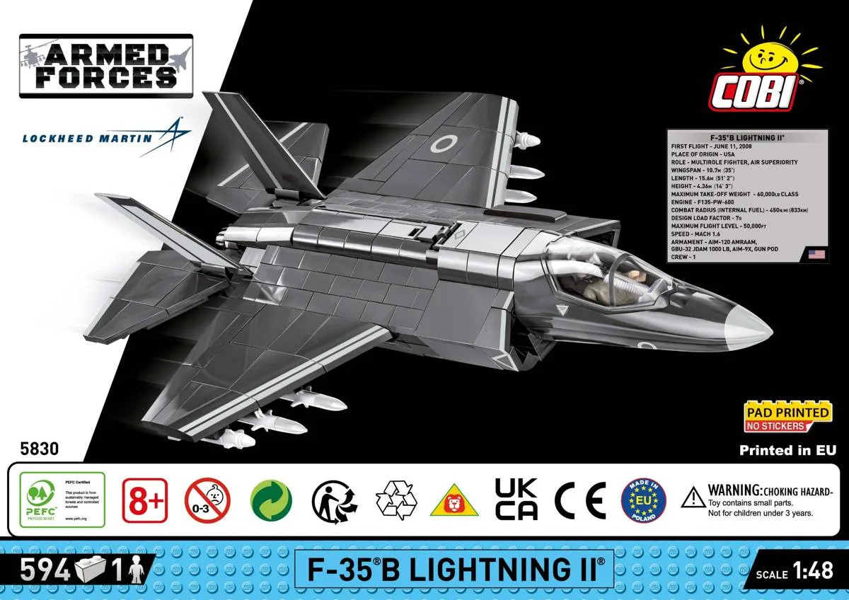 COBI F-35B Lightning II Royal Air Force (COBI-5830) - prix | Brick Broker