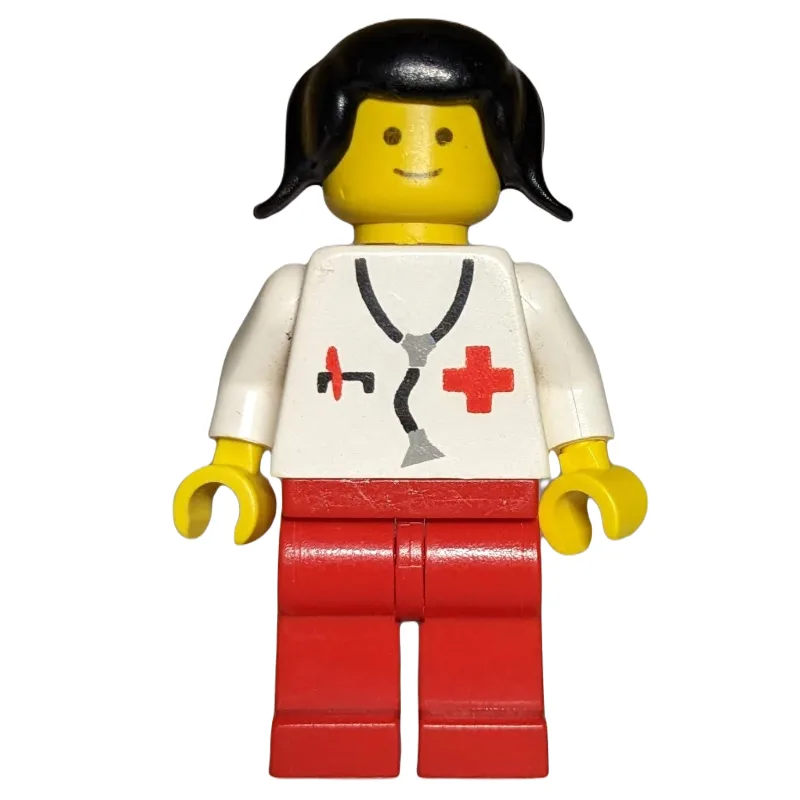 Doctor, Woman, White Torso with Stethoscope a… — minifigurine LEGO | Brick Broker