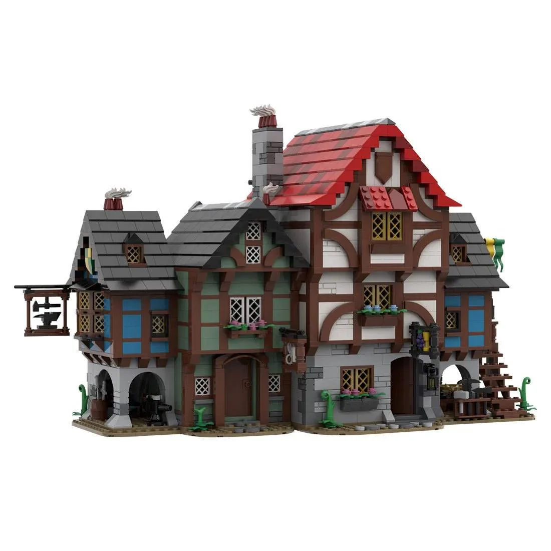 LesDiy Thème Village Auberge de l'Allée Médiévale (LESDIY-3403203) - prix | Brick Broker