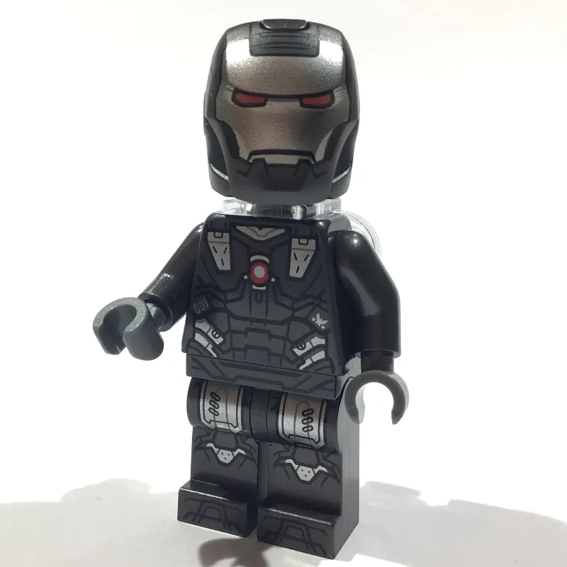 War Machine, Trans-Clear Neck Bracket, Dark B… — minifigurine LEGO | Brick Broker