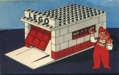 LEGO 236 Garage avec Porte Automatique (Base et cadre de porte blancs) - prix | Brick Broker