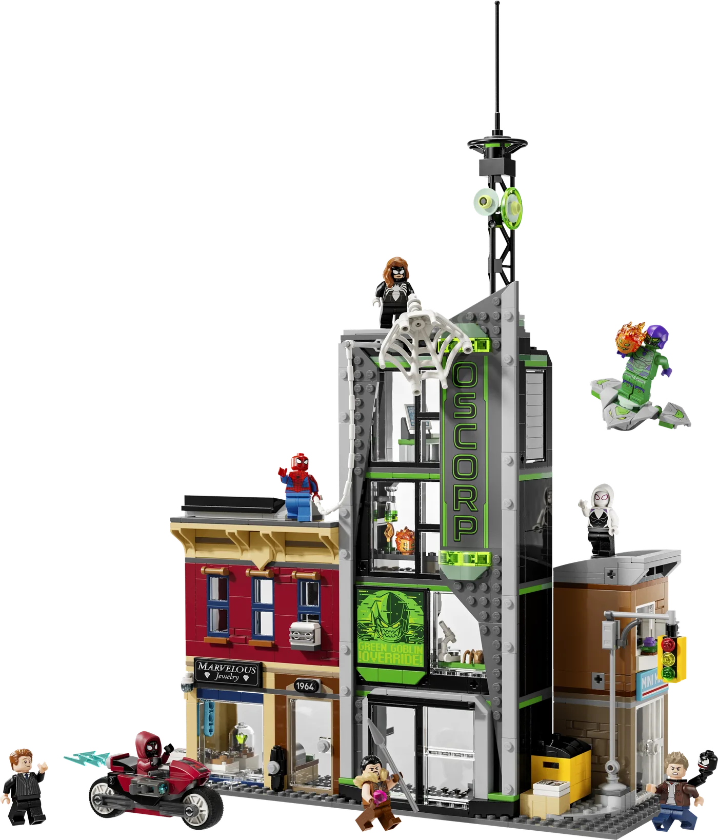 LEGO 76324 Spider-Man contre Oscorp - prix | Brick Broker