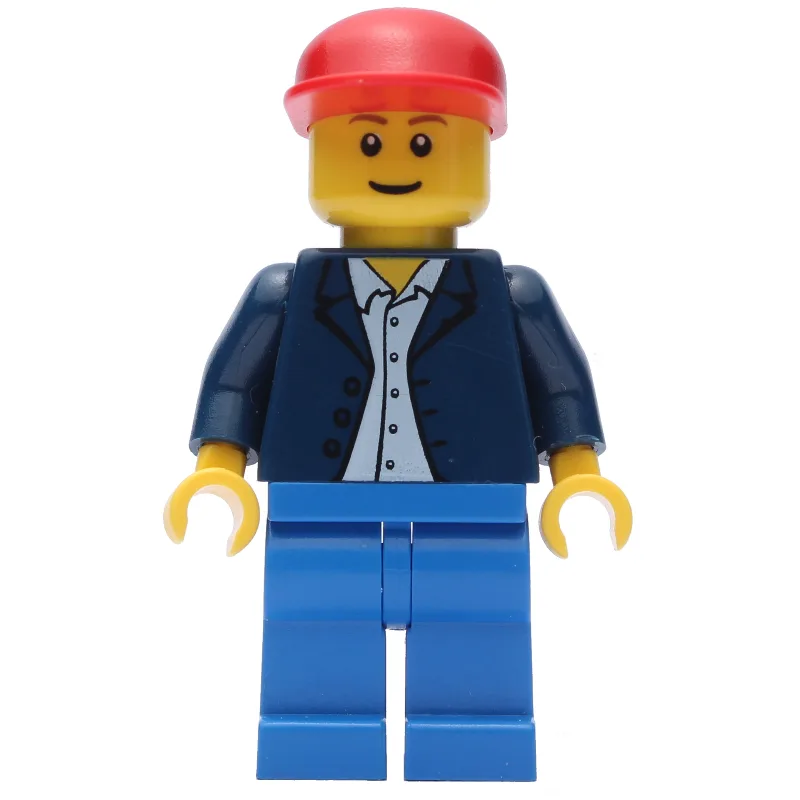 Dark Blue Jacket, Blue Legs, Red Cap — dans quels sets LEGO ? (fig-004754) | Brick Broker
