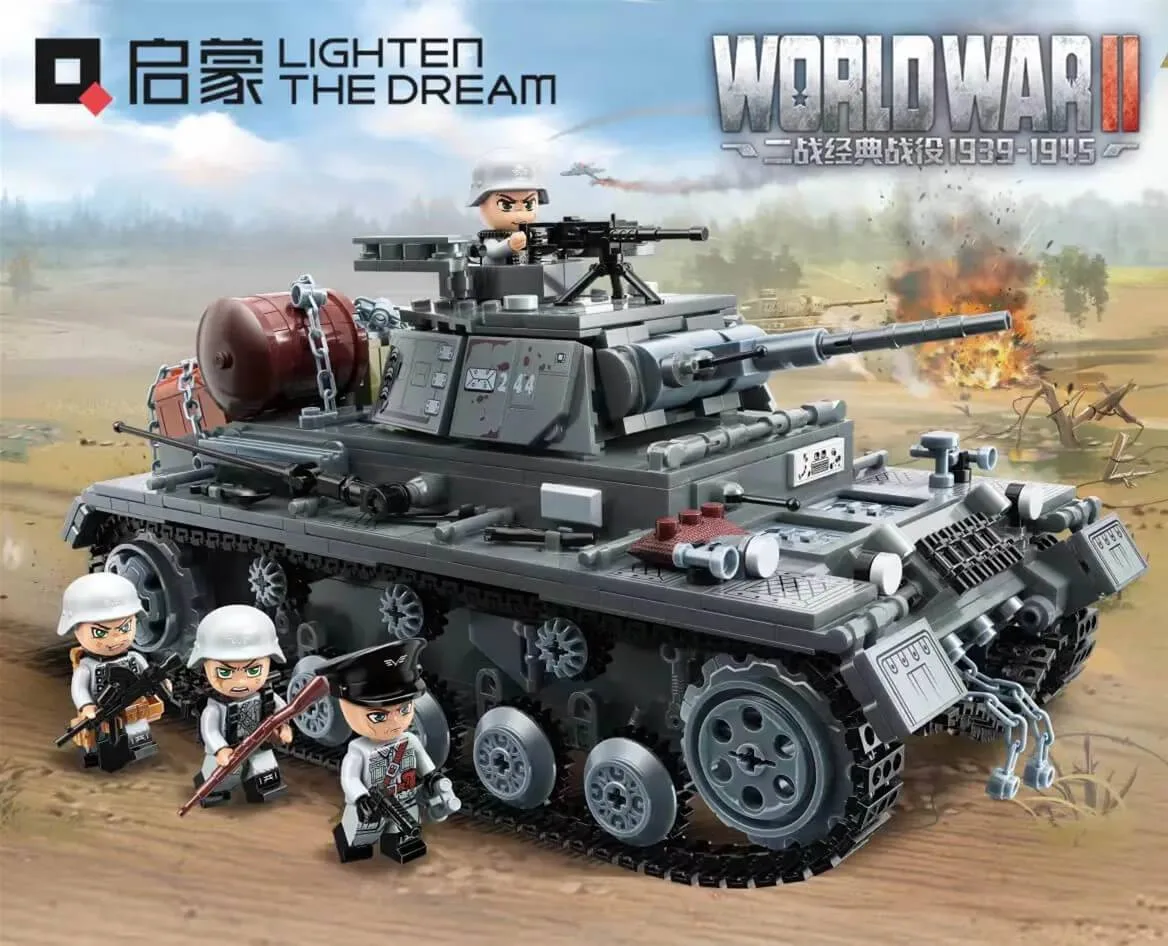 Qman Char moyen Panzerkampfwagen III de la Seconde Guerre mondiale (QMAN-21028) - prix | Brick Broker