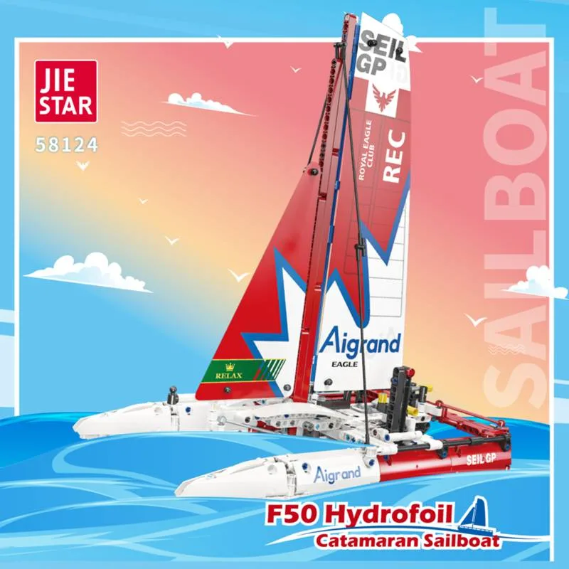JIESTAR Catamaran à hydroptère F50 Voilier (JS-58124) - prix | Brick Broker