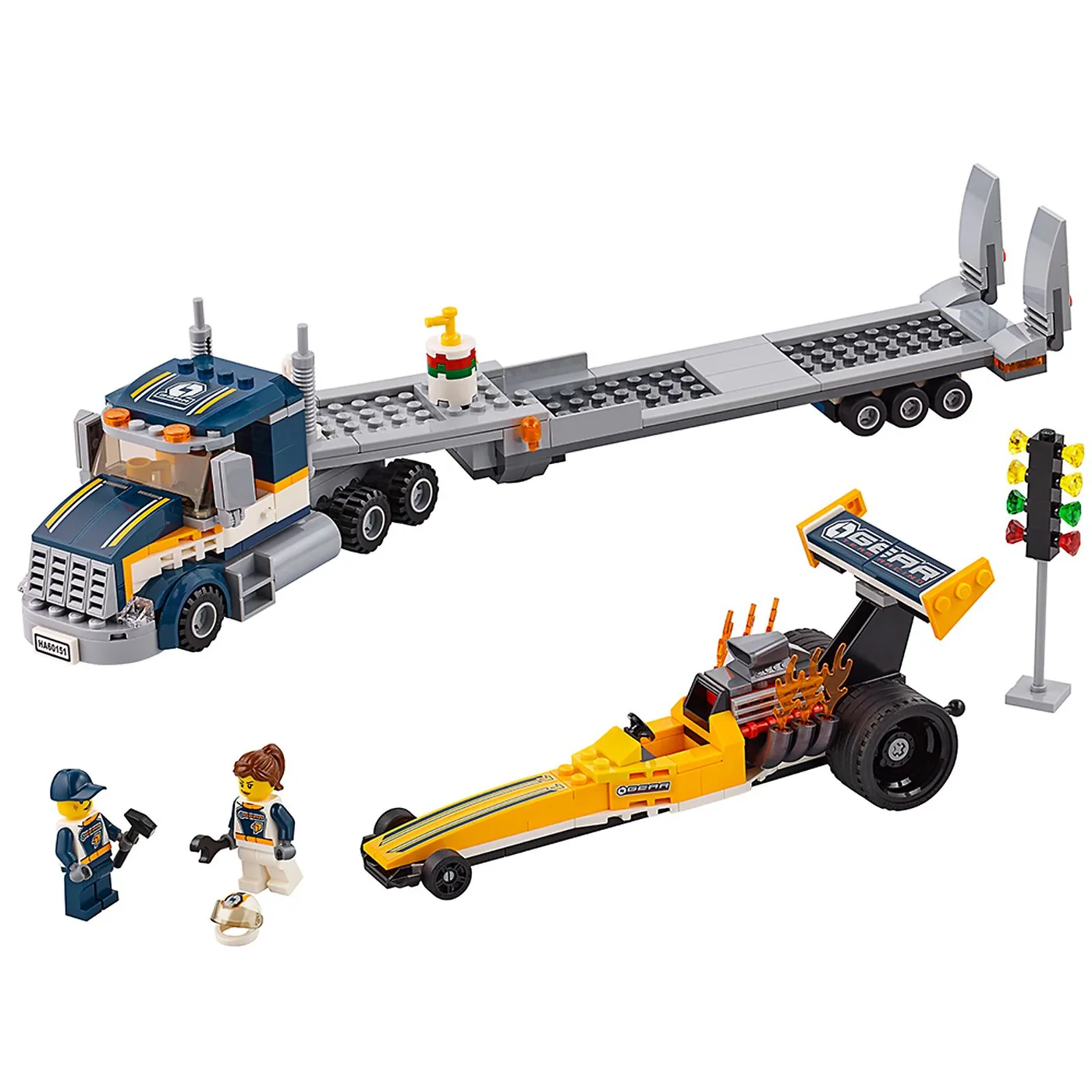 LEGO 60151 Transporteur de dragster - prix | Brick Broker