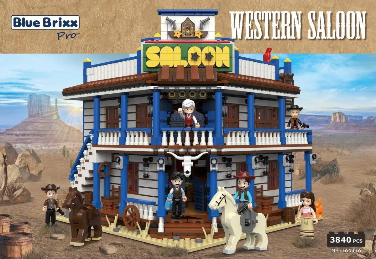 BlueBrixx Saloon de l'Ouest (BB-103410) - prix | Brick Broker