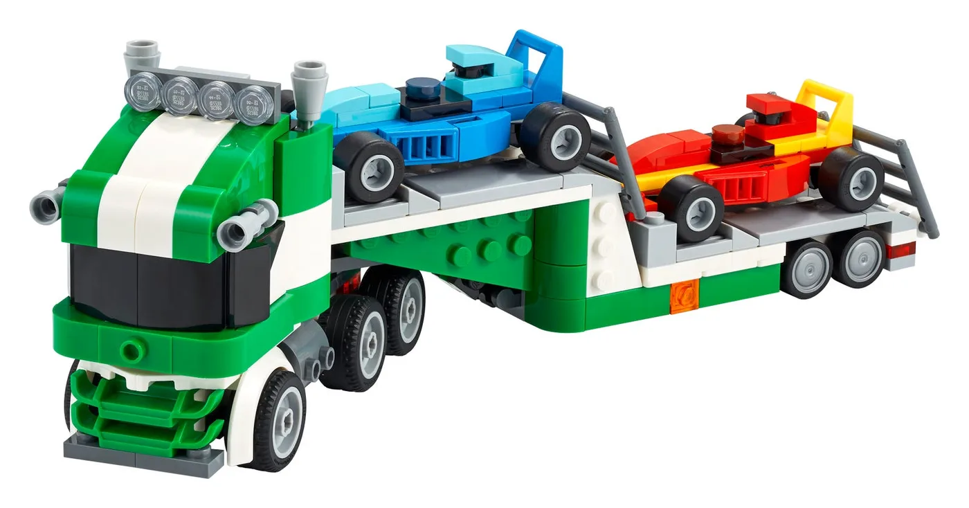 LEGO 31113 Transporteur de voiture de course - prix | Brick Broker