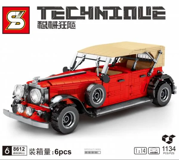 Sembo Vieille voiture avec capote escamotable (SEM-8612) - prix | Brick Broker