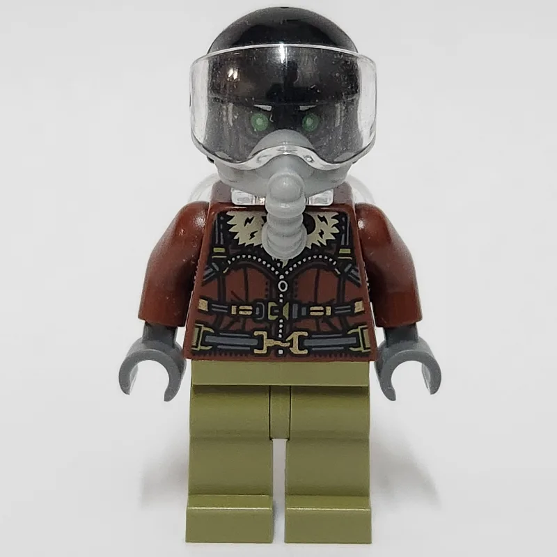 Vulture, Reddish Brown Jacket, Black Helmet — minifigurine LEGO | Brick Broker