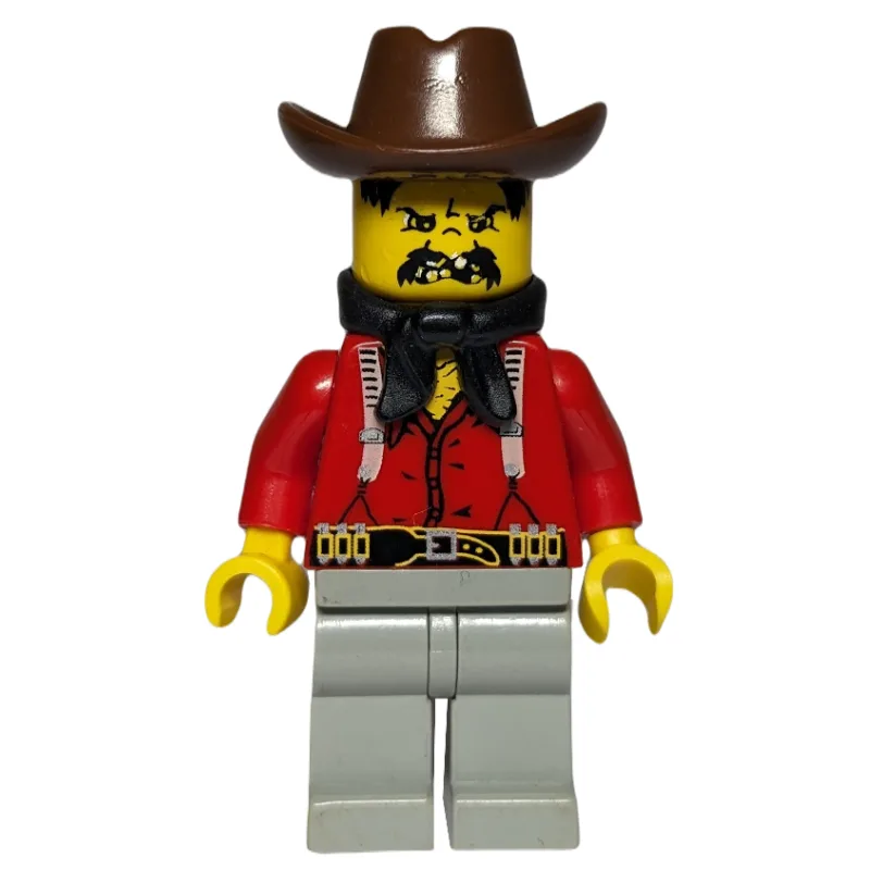 Bandit - Western, Red Shirt, Black Handkerchi… — minifigurine LEGO | Brick Broker