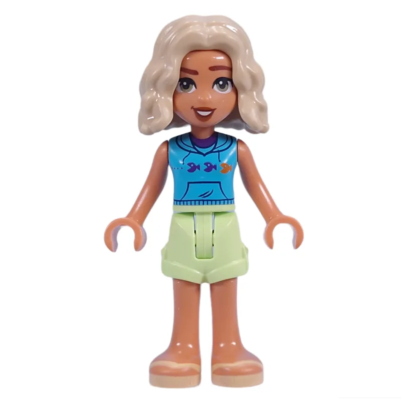 Nova - Dark Azure Top, Yellowish Green Shorts — minifigurine LEGO | Brick Broker