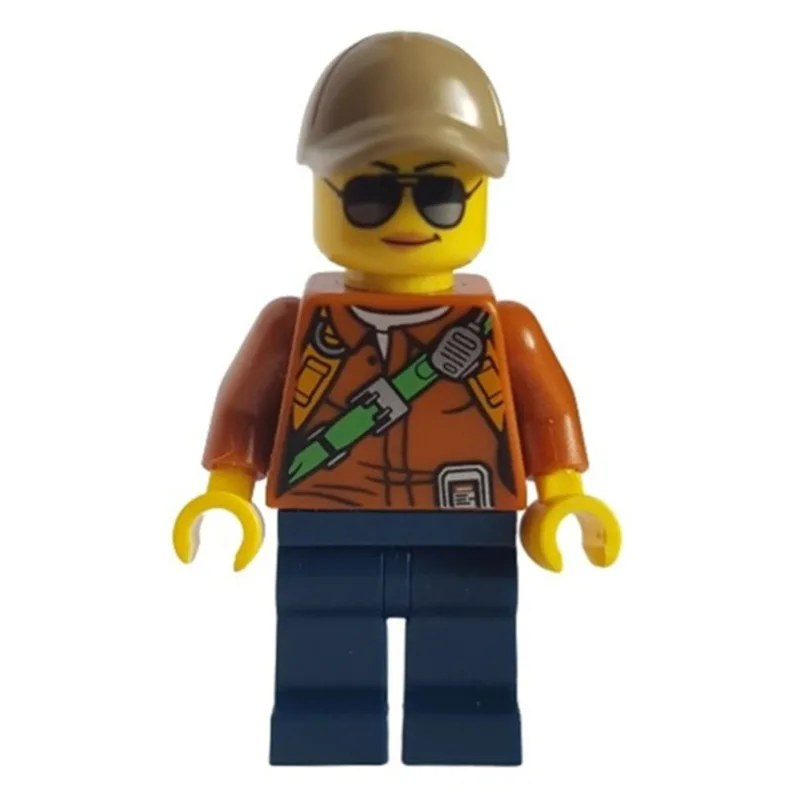 Explorer, Woman, Shirt with Straps and Radio,… — minifigurine LEGO | Brick Broker