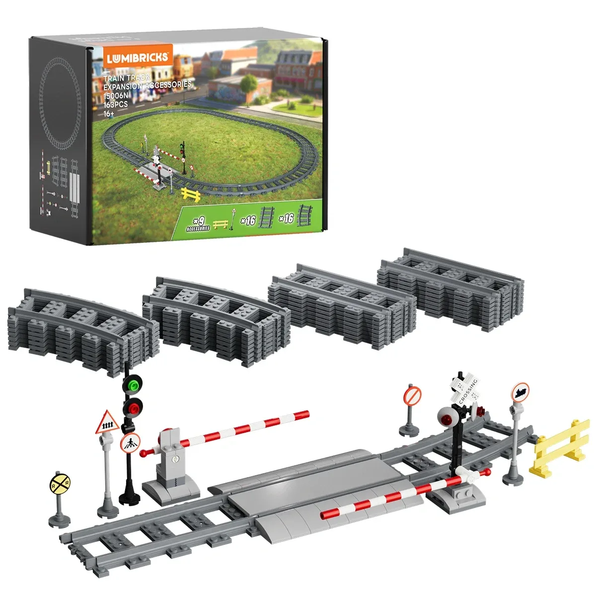 Lumibricks Accessoires d'extension de voie ferrée (LUMI-15006N) - prix | Brick Broker