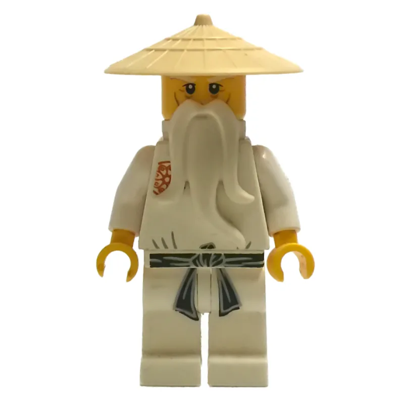 Master Wu in White Robes (The Golden Weapons) — minifigurine LEGO | Brick Broker