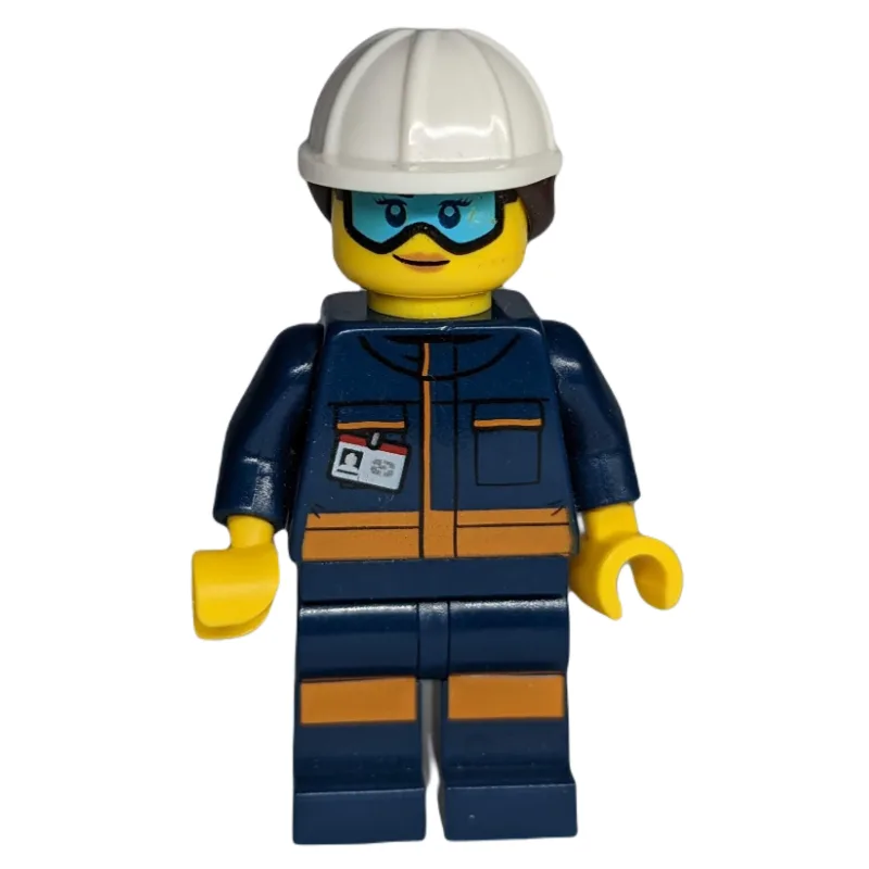 Technician - Dark Blue Torso, Dark Blue Legs,… — minifigurine LEGO | Brick Broker