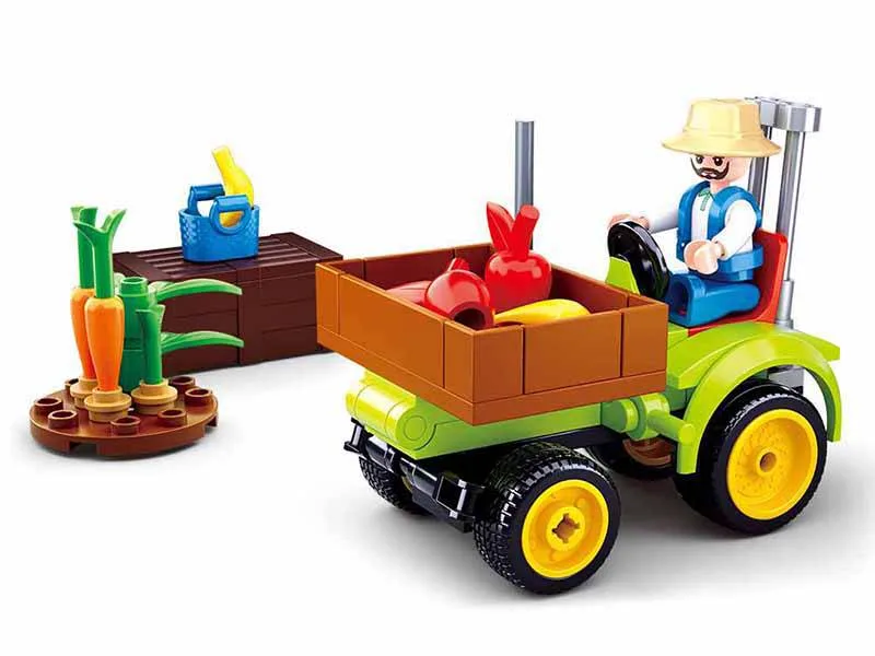 Sluban Tracteur de récolte (SLB-M38-B0776) - prix | Brick Broker
