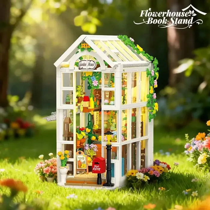 JIESTAR Présentoir de livres Flowerhouse (JS-JJ9231) - prix | Brick Broker