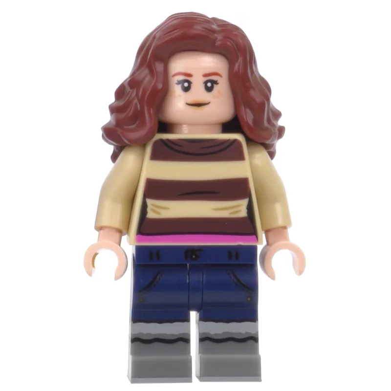 Hermione Granger, Tan Striped Sweater, Dark B… — minifigurine LEGO | Brick Broker