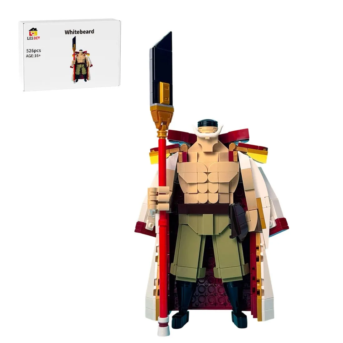 LesDiy One Piece Whitebeard (LESDIY-3751713) - prix | Brick Broker