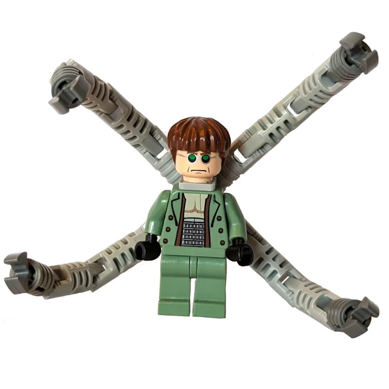 Dr. Octopus / Doc Ock with Green Glasses and… — minifigurine LEGO | Brick Broker